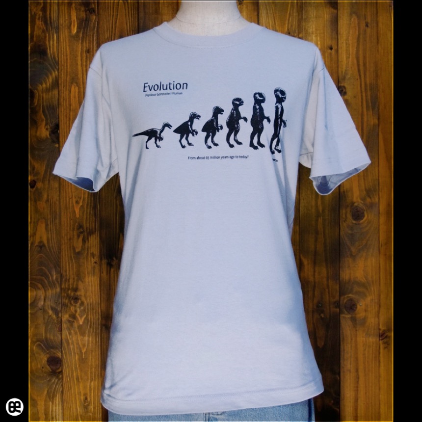 Evolution：シルバーグレー：Tシャツ
