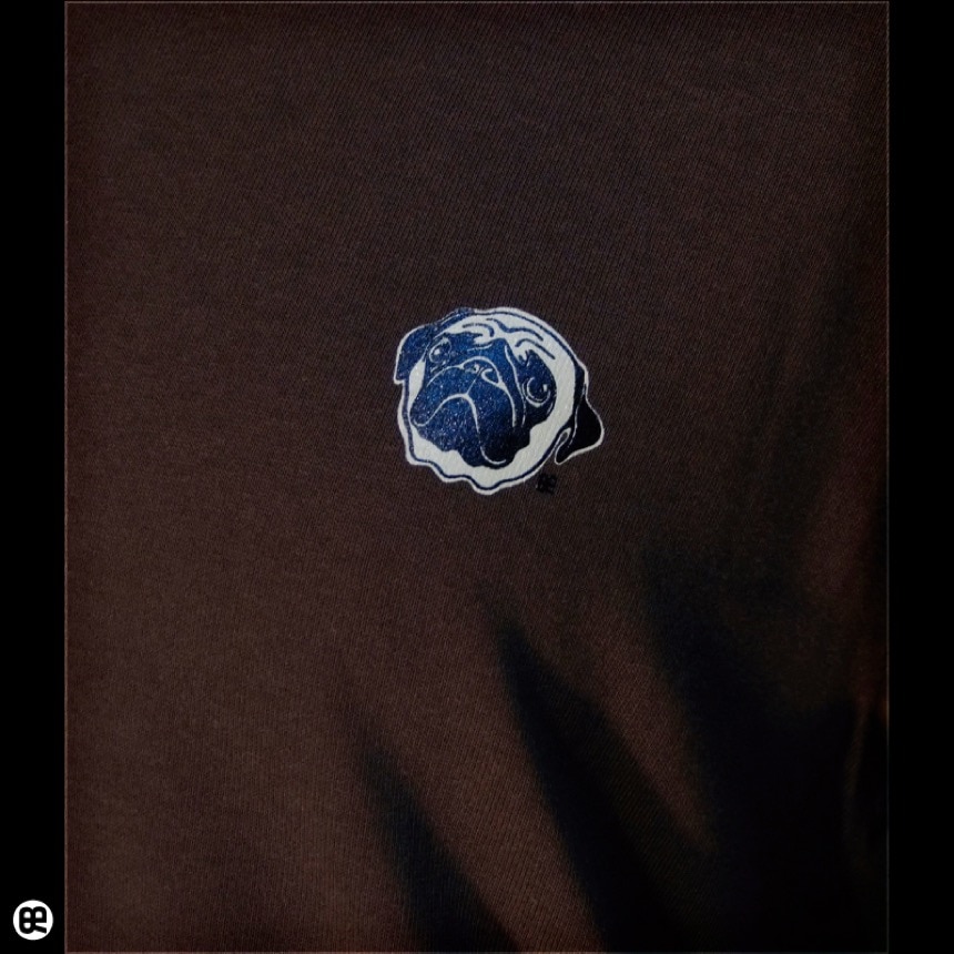 パグ：ブラウン：Tシャツ