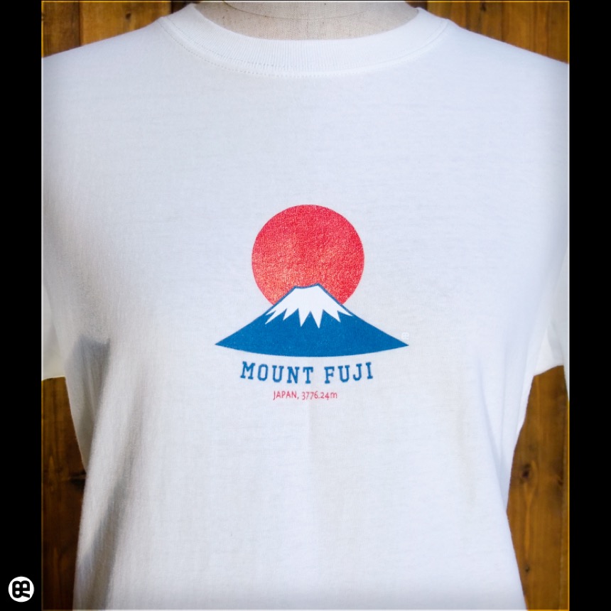 富士山：ナチュラル：Tシャツ