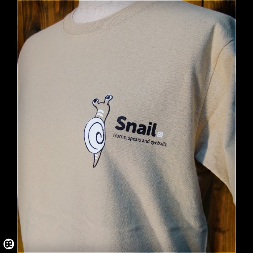 カタツムリ：サンド：Tシャツ
