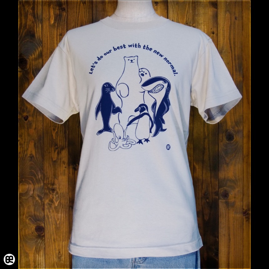 New Normal(sea)：ストーン：Tシャツ