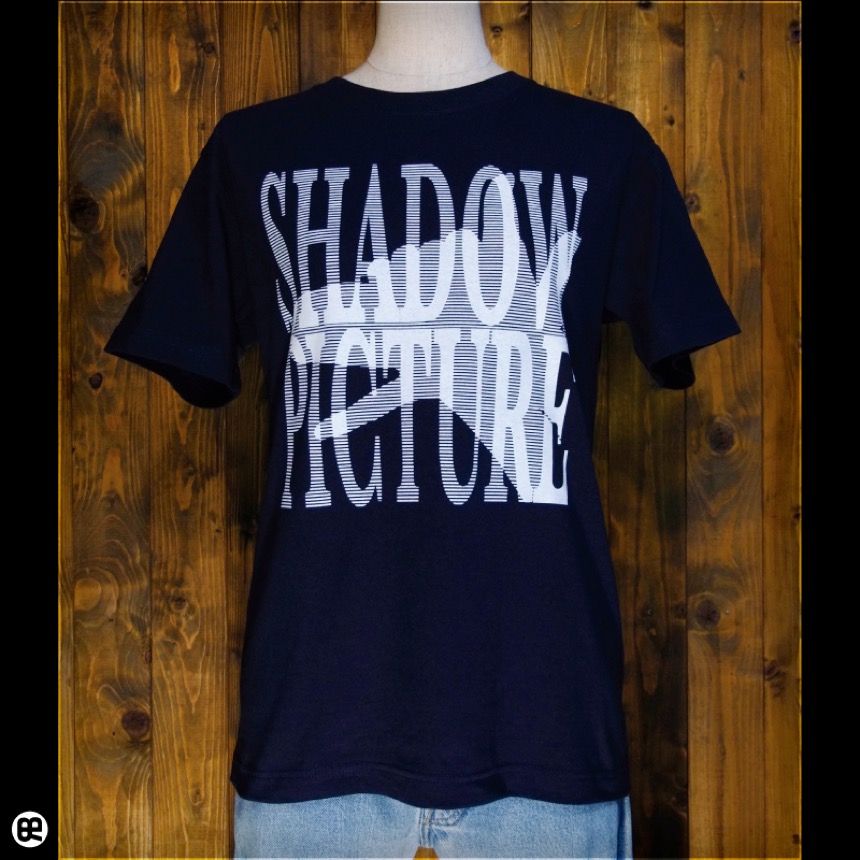 SHADOW PICTURE：ネイビー：Tシャツ