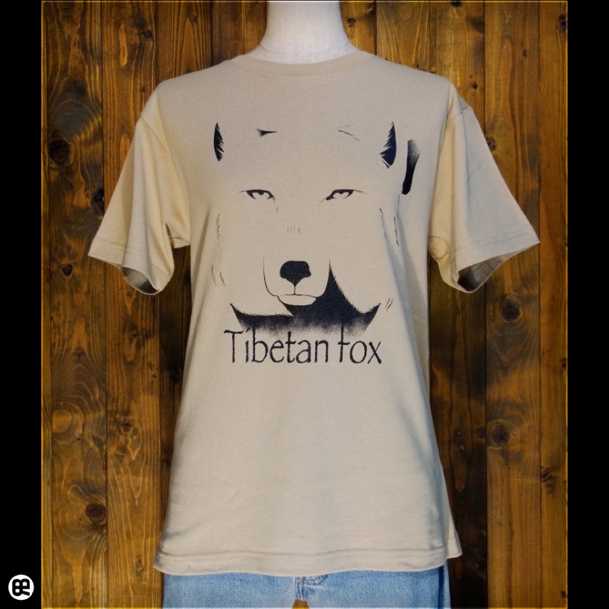 チベットスナギツネ：サンド：Tシャツ
