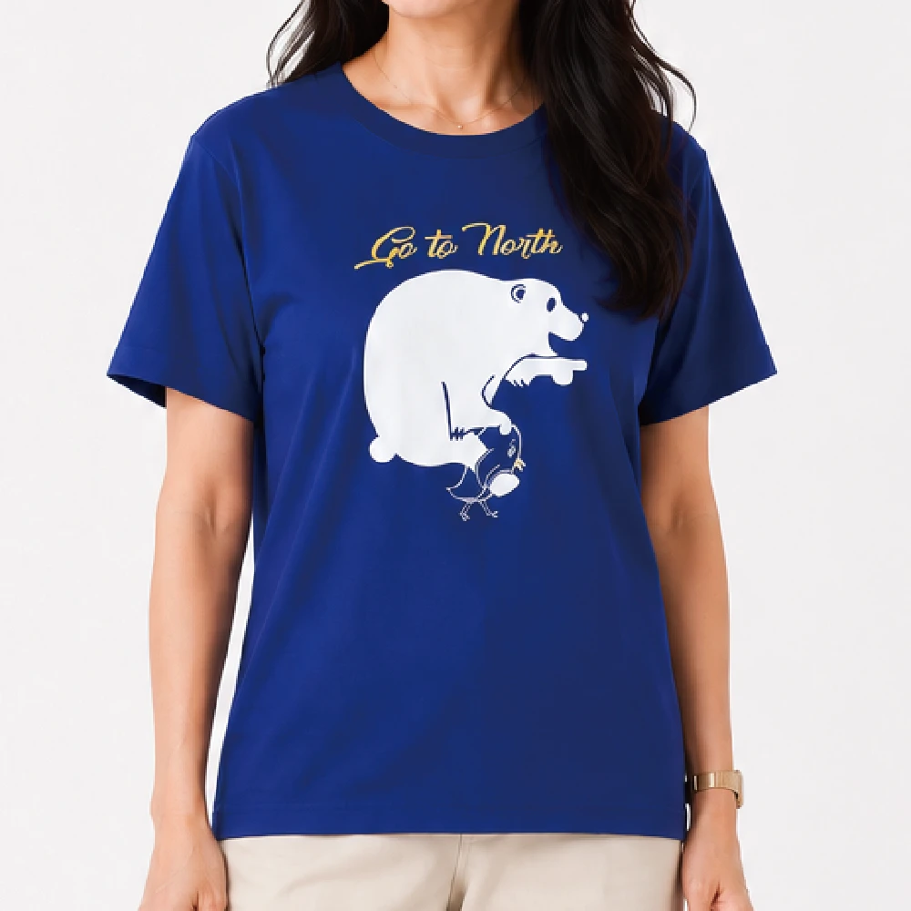 Go to North：ロイヤルブルー：Tシャツ