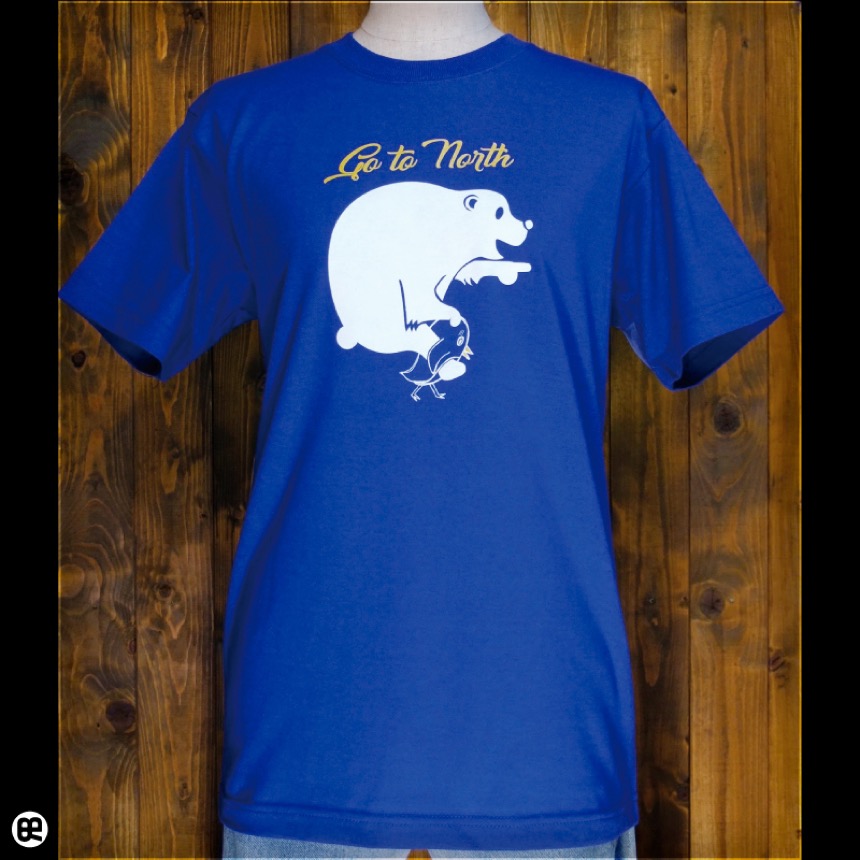 Go to North：ロイヤルブルー：Tシャツ