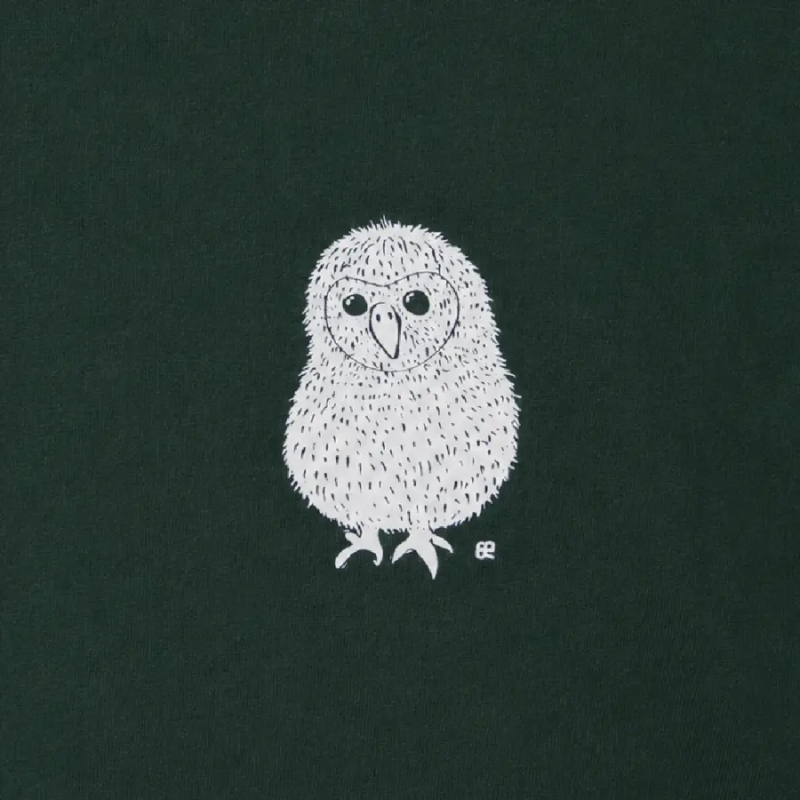 まるいとり：フォレストグリーン：Tシャツ