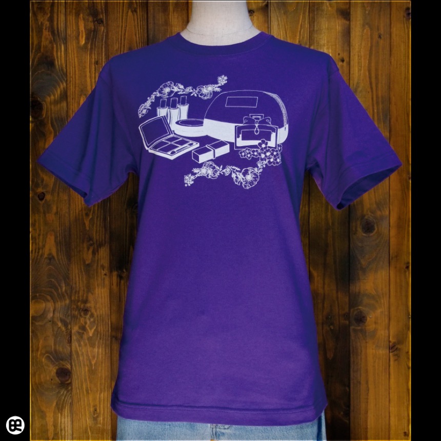 コスメ：パープル：Tシャツ