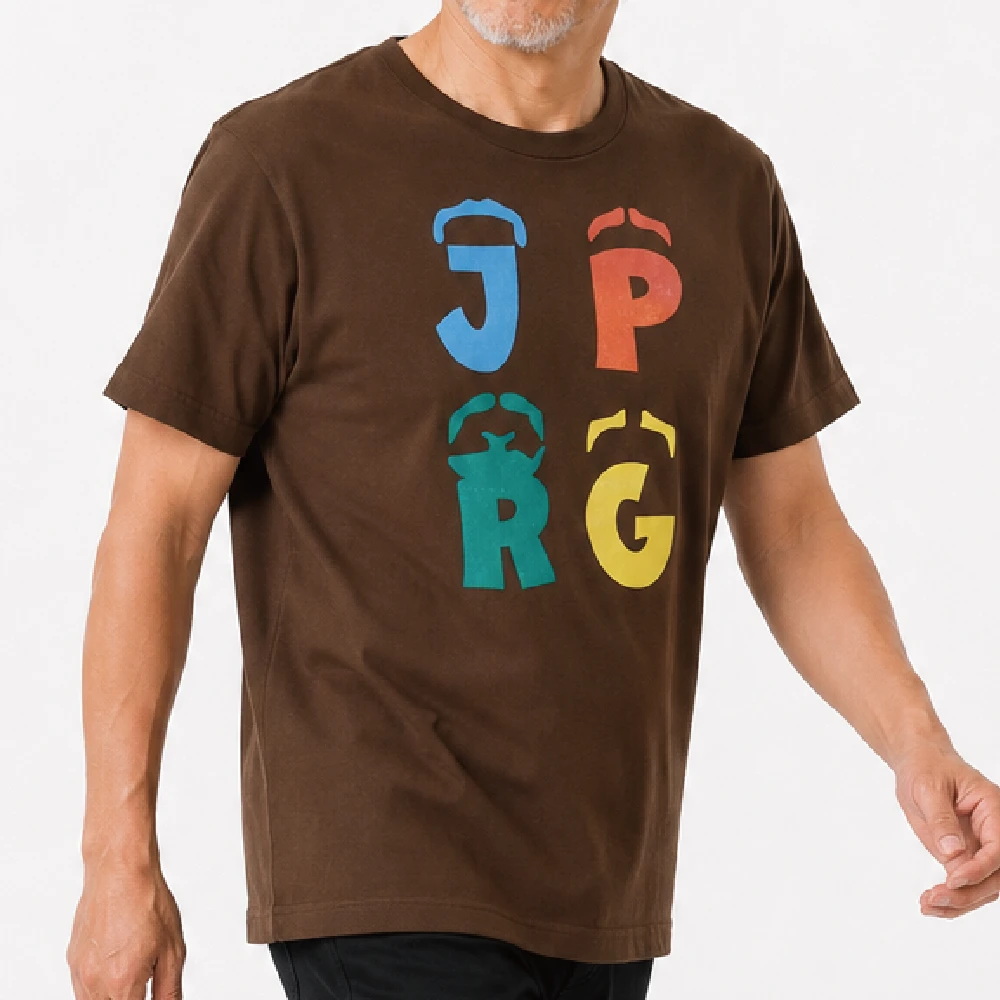 クアトロ：ブラウン：Tシャツ