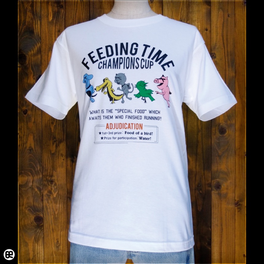 FeedingTime：ホワイト：Tシャツ