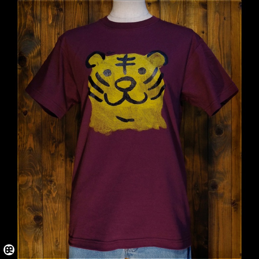 トラカオ：バーガンディ：Tシャツ