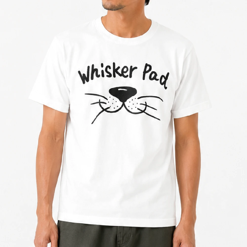 ω：ホワイト：Tシャツ