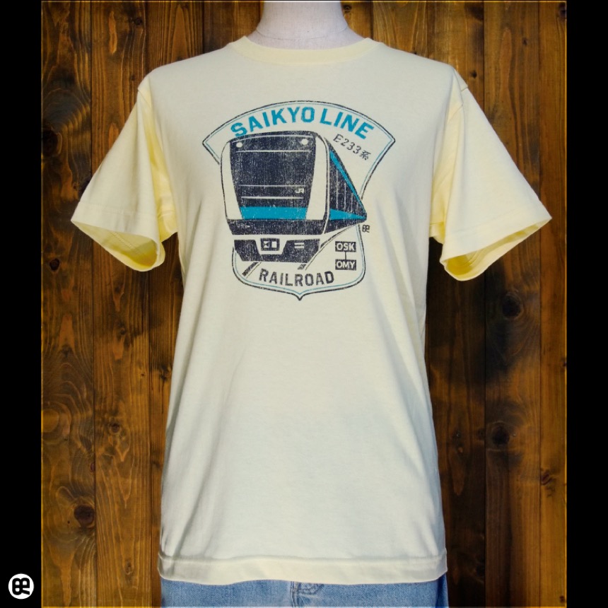 Vintage埼京線：イエローヘーゼ：Tシャツ