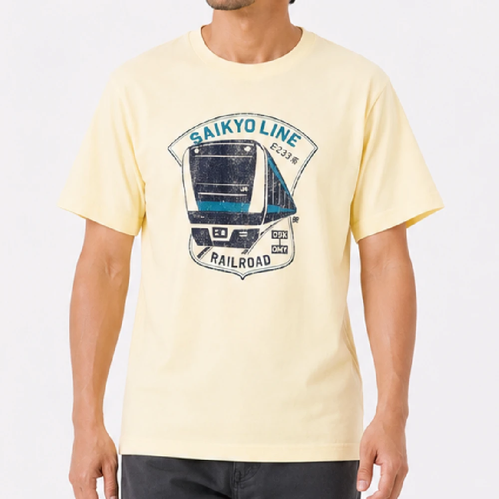 Vintage埼京線：イエローヘーゼ：Tシャツ