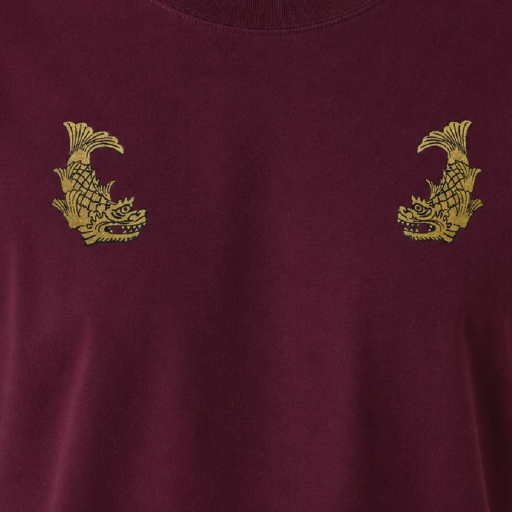 金鯱：バーガンディ：Tシャツ