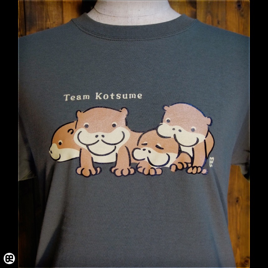 こつめ塊：アーミーグリーン：Tシャツ