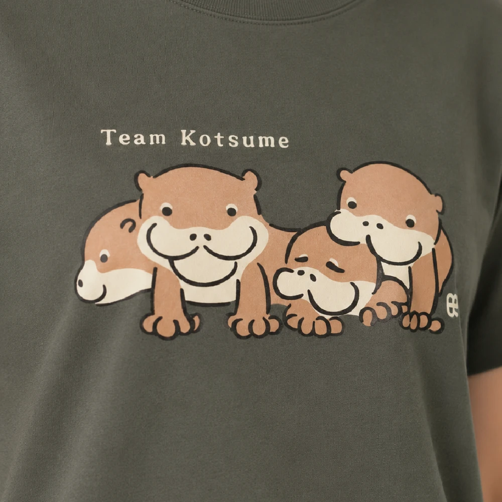 こつめ塊：アーミーグリーン：Tシャツ