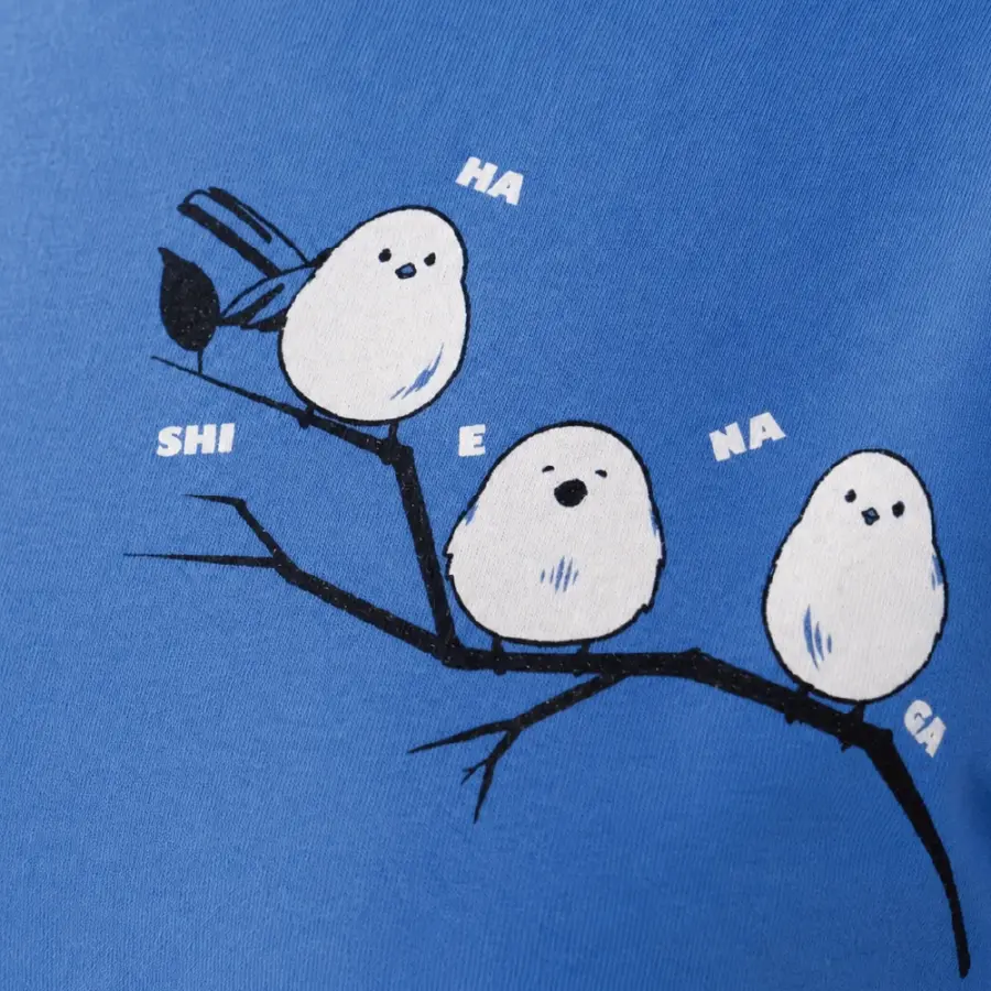 シマエナガ(BL)：ブルー：Tシャツ
