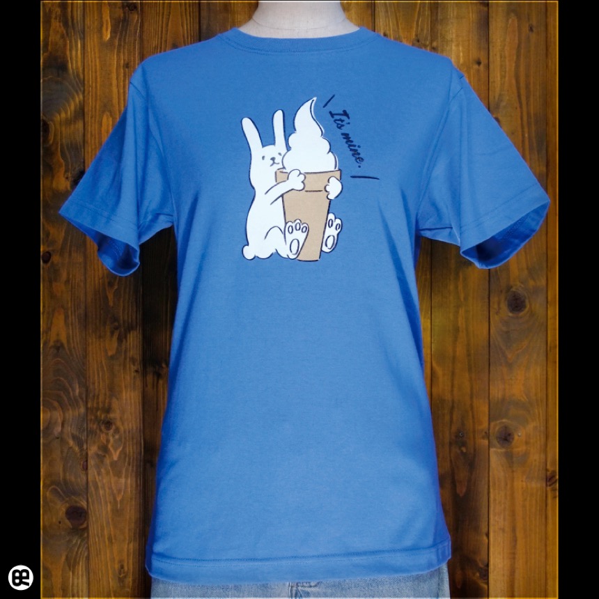 うさぎソフト：ブルー：Tシャツ