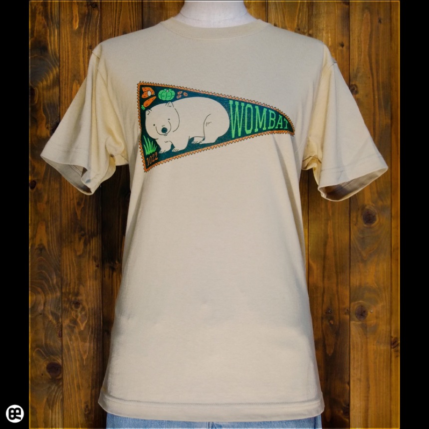 WOMBAT：サンド：Tシャツ