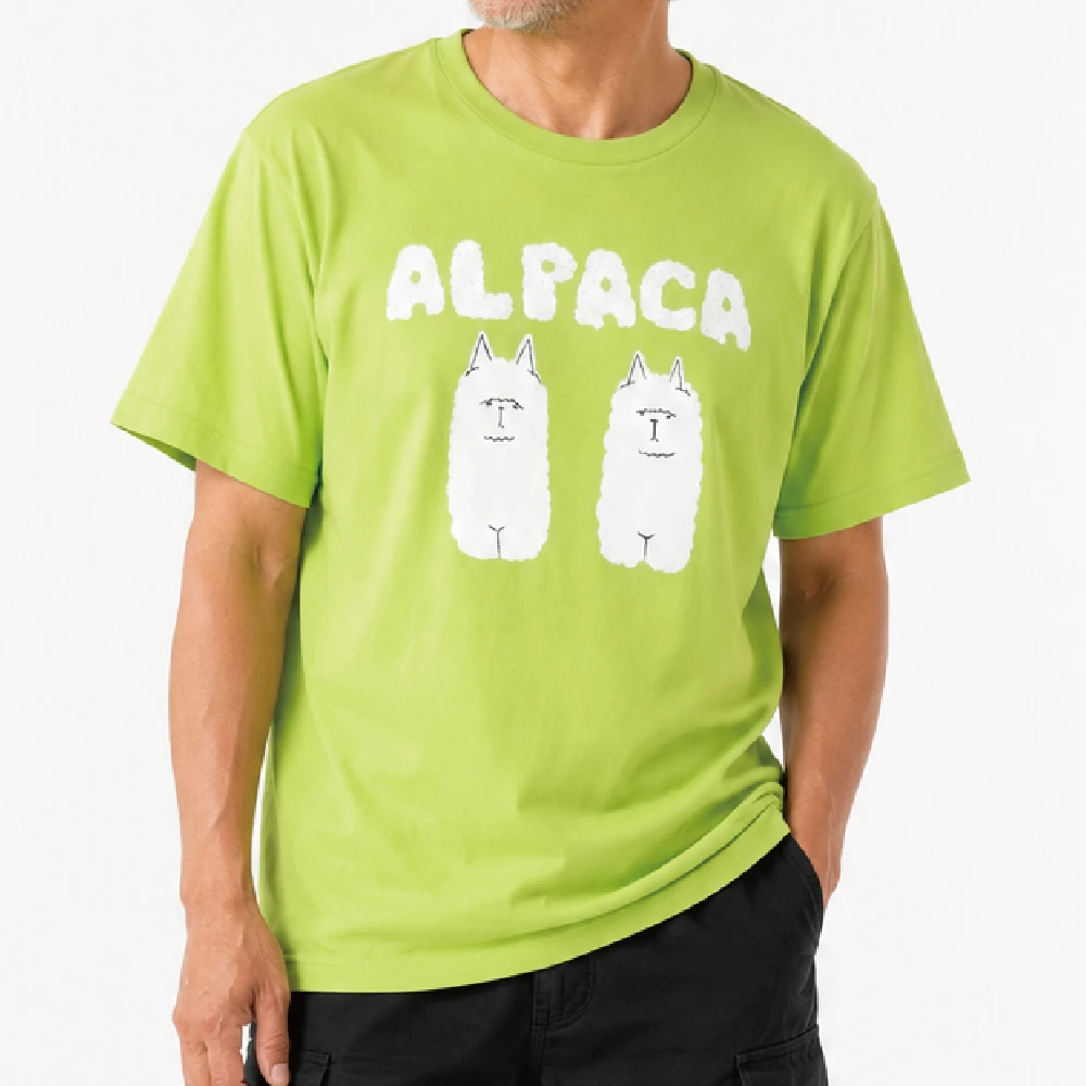 ALPACA：ライトグリーン：Ｔシャツ