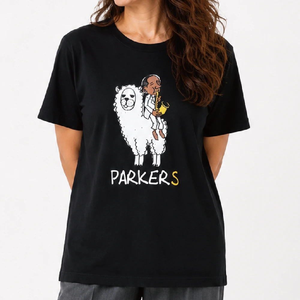 PARKERS：ブラック：Ｔシャツ