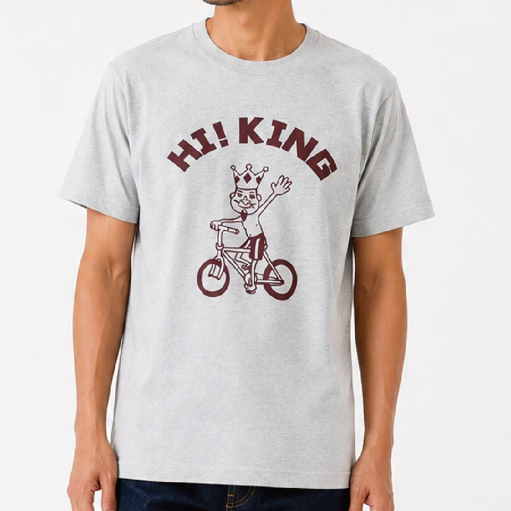 HI KING：オートミール：Ｔシャツ
