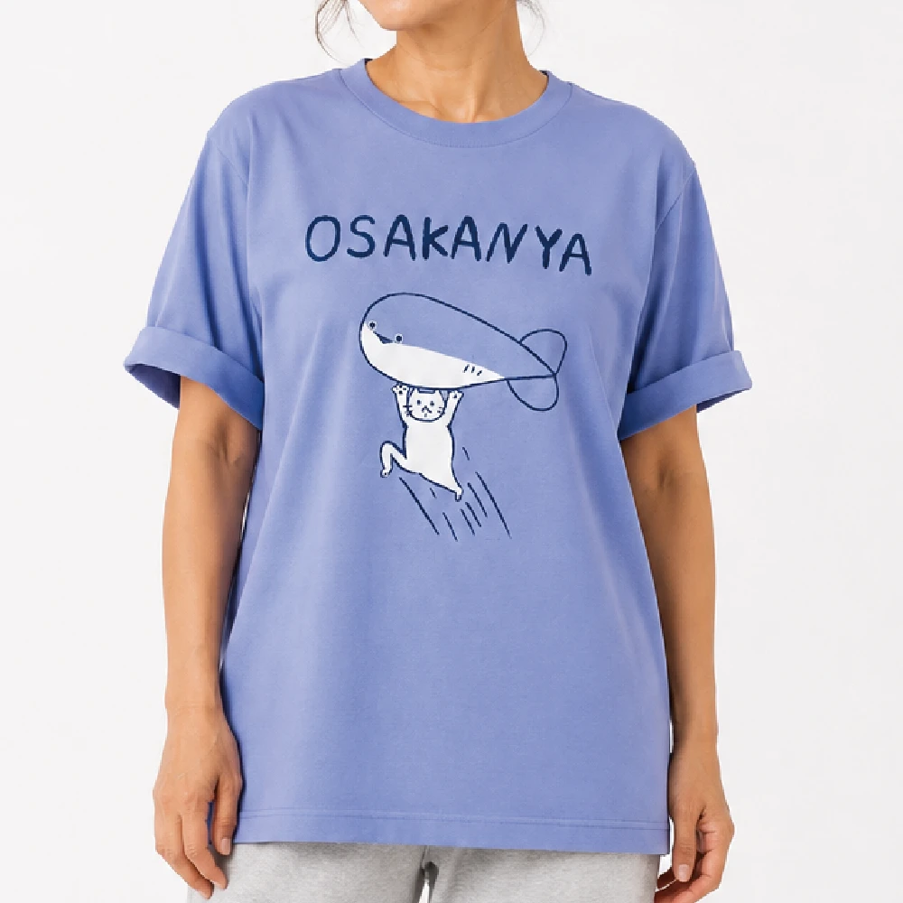 OSAKANYA：ダスティブルー：Tシャツ