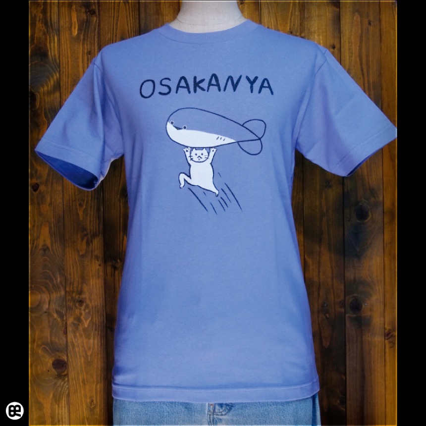 OSAKANYA：ダスティブルー：Tシャツ