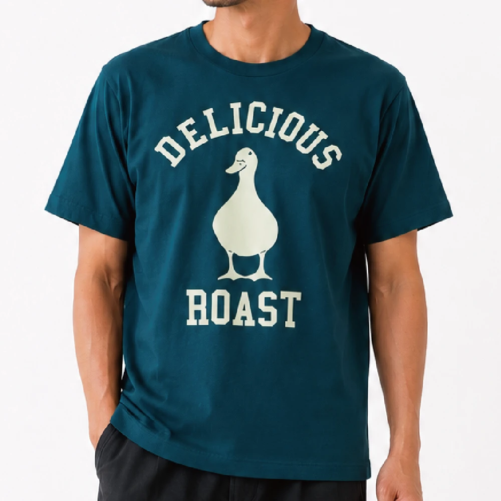 アヒルロゴ：アイビーグリーン：Tシャツ