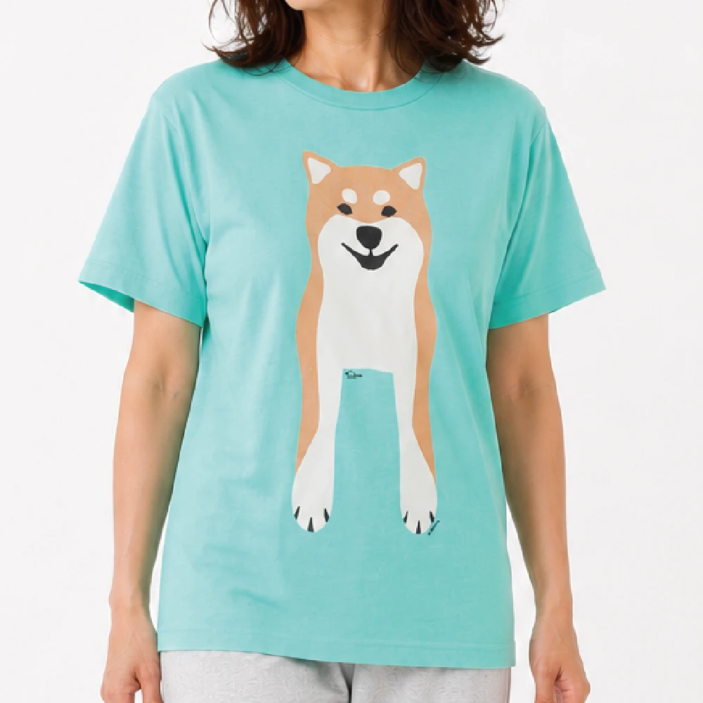 Shiba Inu：アイスグリーン：Tシャツ