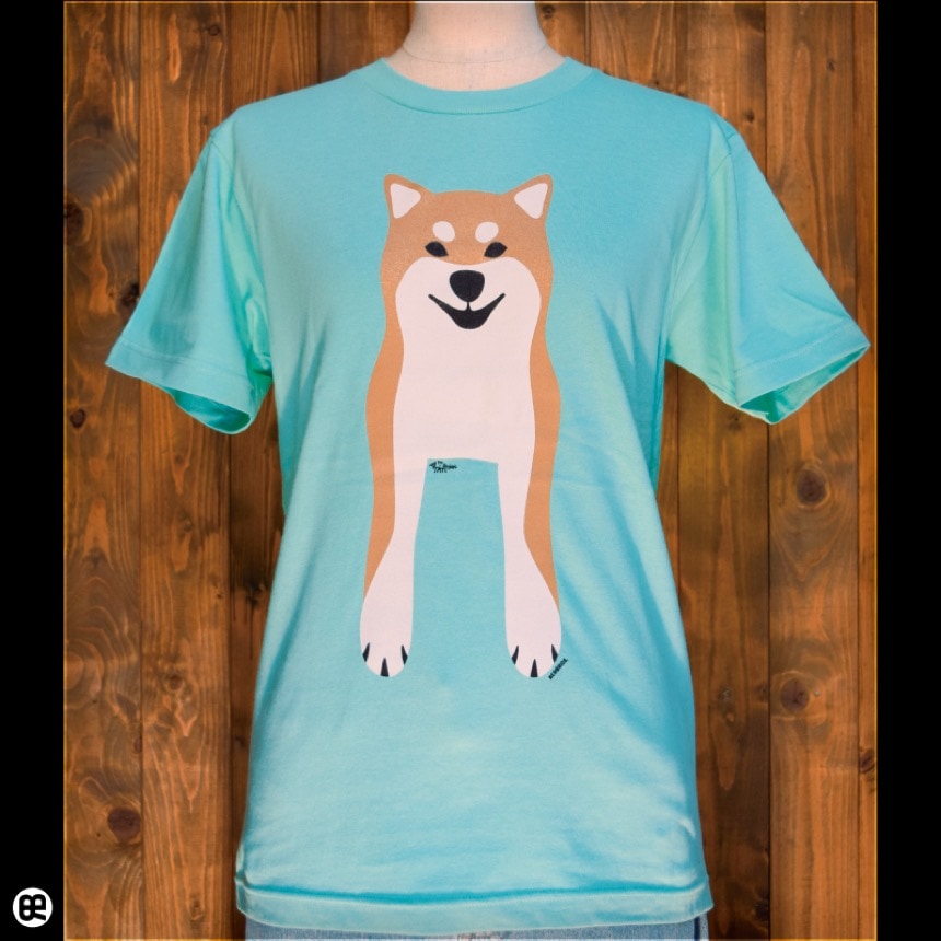 Shiba Inu：アイスグリーン：Tシャツ