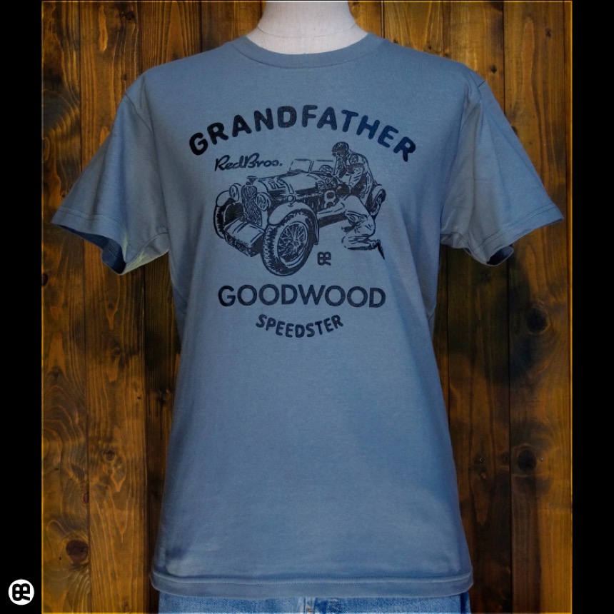 grandfather：モスグレー：Tシャツ