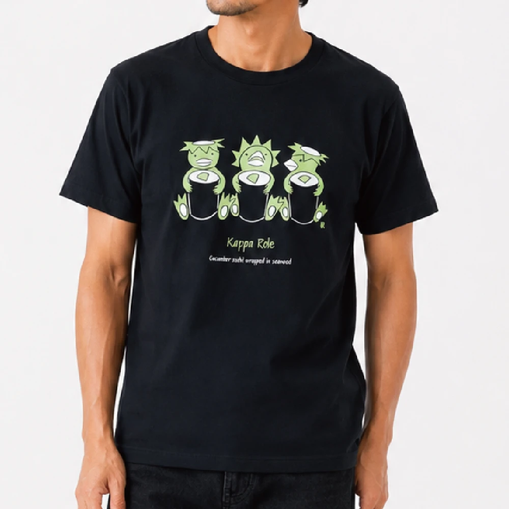 Tシャツ通販ならREDBROS.｜かっぱ：ブラック：Tシャツ他、大人に選ば