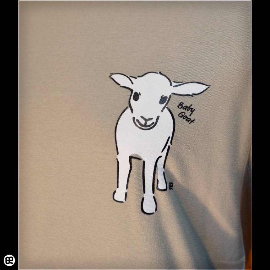 Baby Goat：シルバーグレー：Tシャツ