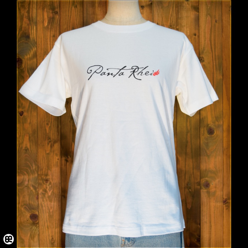 panta rhei：ホワイト：Tシャツ