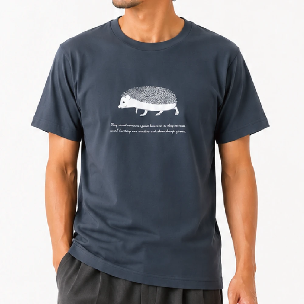 棘：デニム：Tシャツ