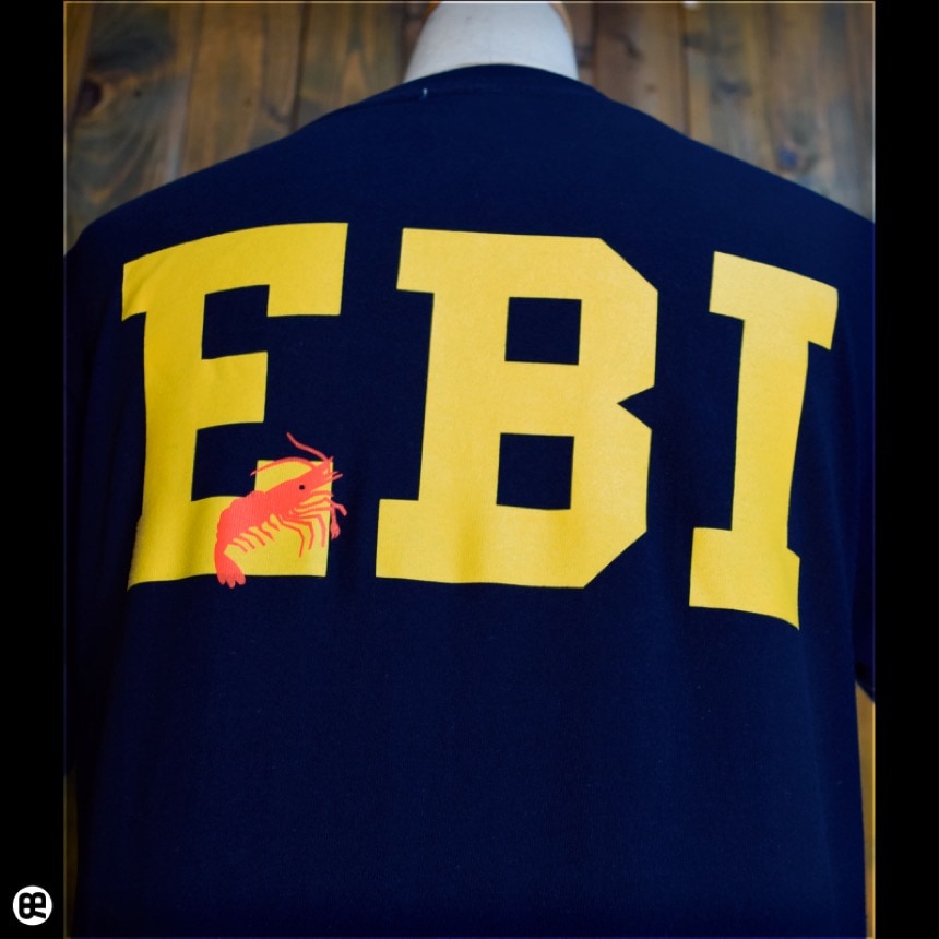 EBI：ネイビー：Tシャツ