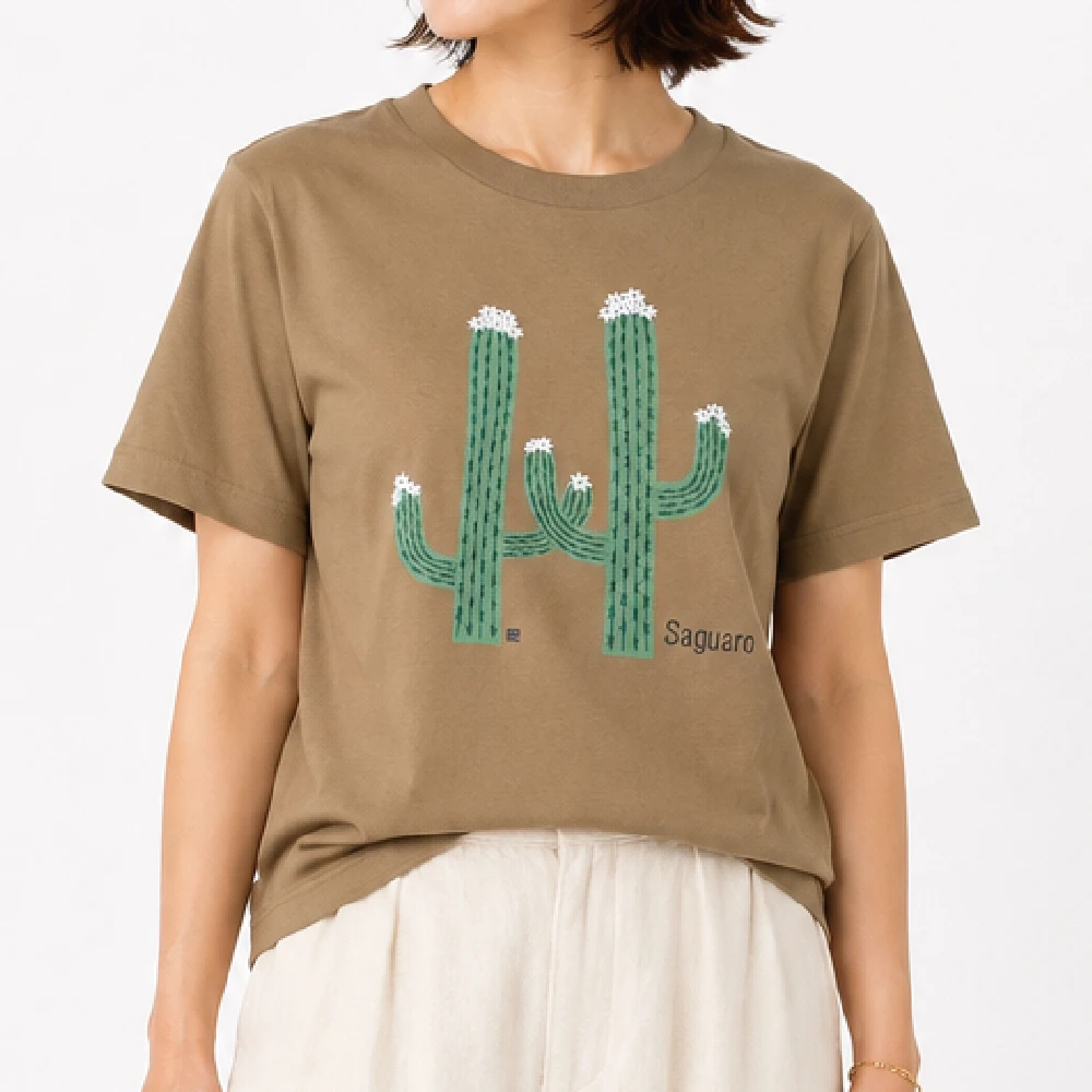 サワロサボテン：コヨーテ：Tシャツ