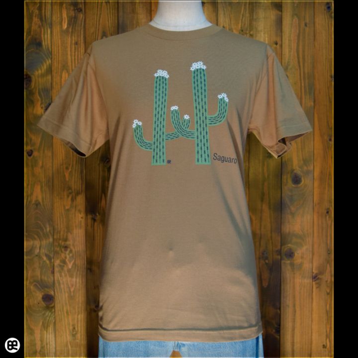 サワロサボテン：コヨーテ：Tシャツ