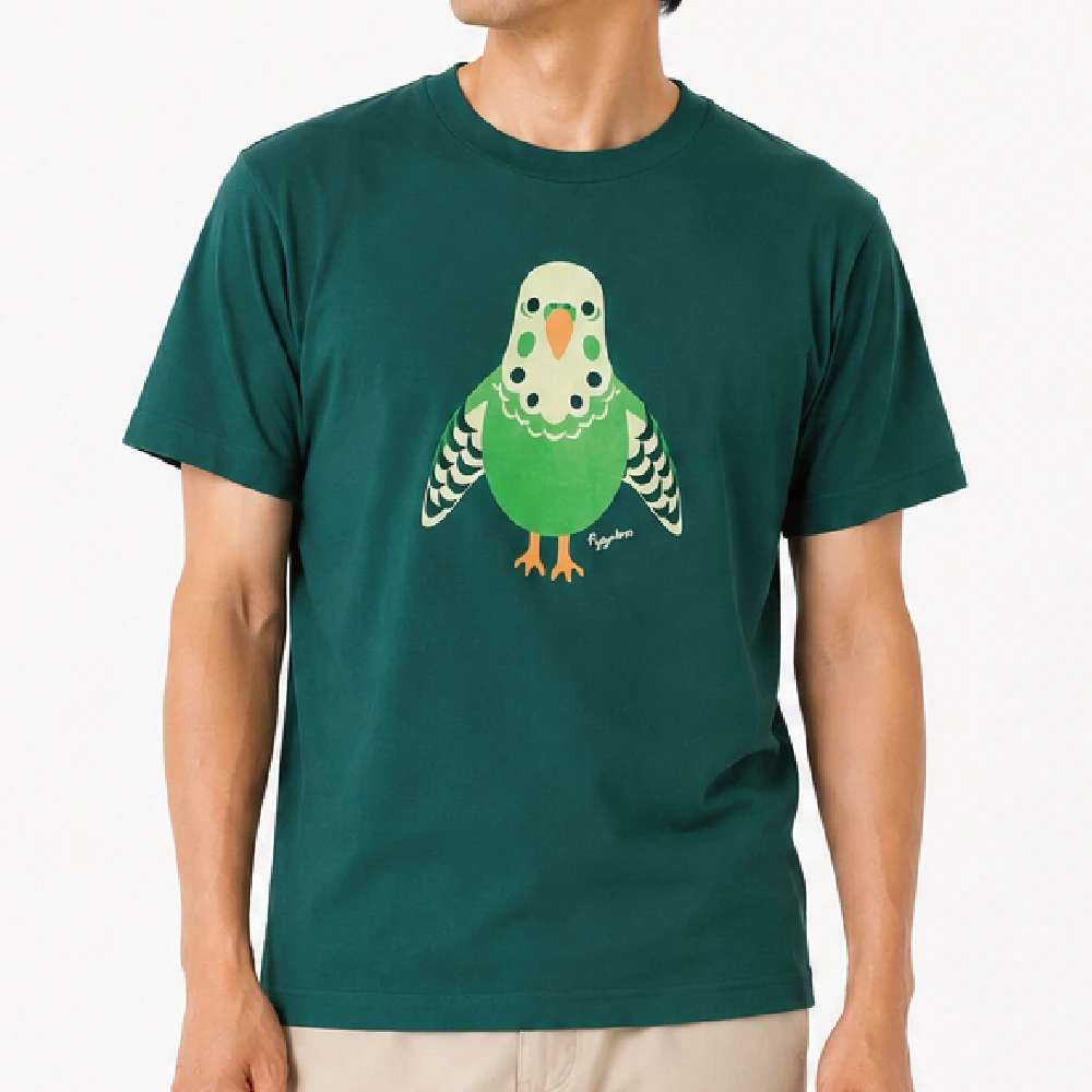 Tシャツ通販ならREDBROS.｜ピヨ三郎 (IV)：アイビーグリーン：Tシャツ