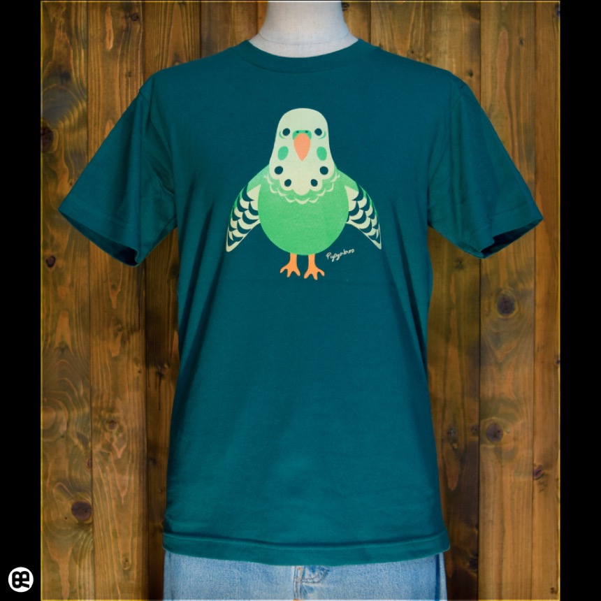 ピヨ三郎 (IV)：アイビーグリーン：Tシャツ