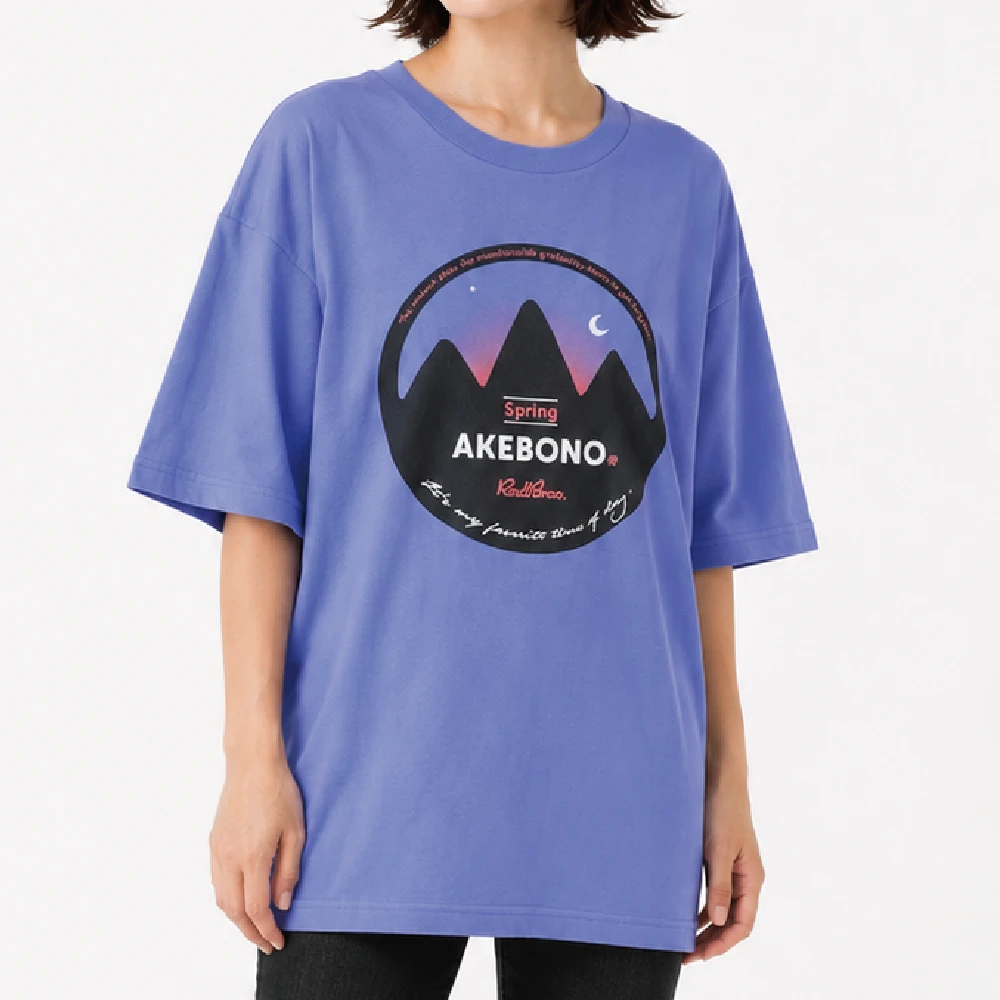 AKEBONO：ダスティブルー：Tシャツ