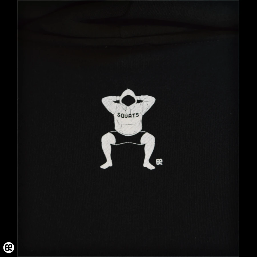 プルパーカー：薄地8.8oz：SQUATS：モスグリーン