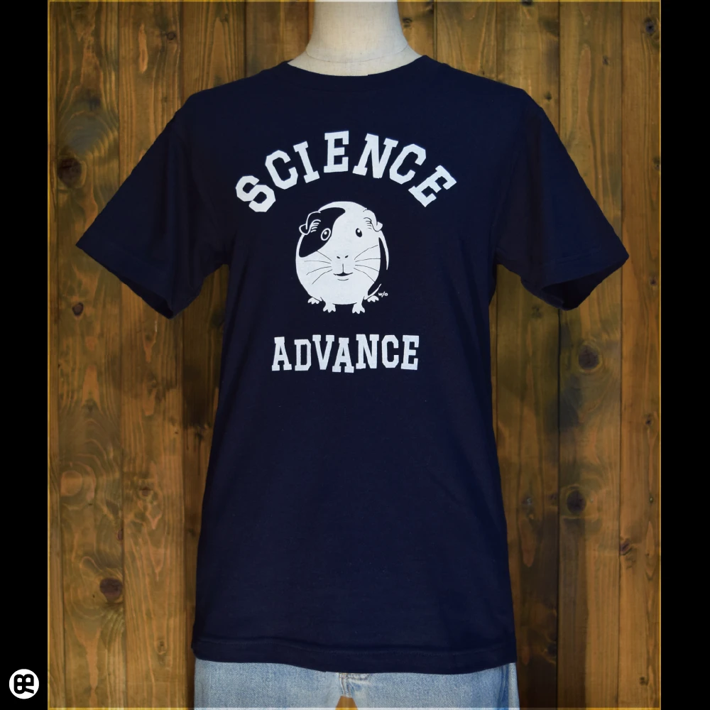 モルモット：ネイビー：Tシャツ