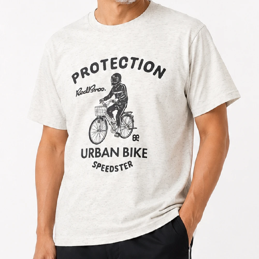 Protection：オートミール：Tシャツ