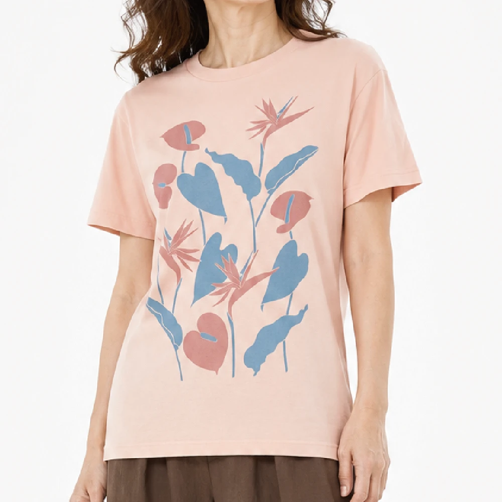 HANA：ダスティピンク：Tシャツ