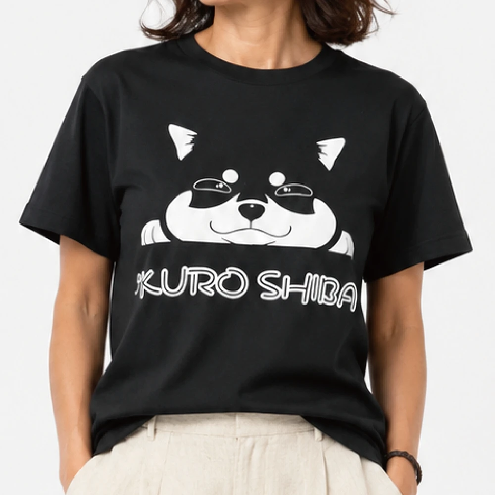 KURO SHIBA：スモークブラック：Tシャツ
