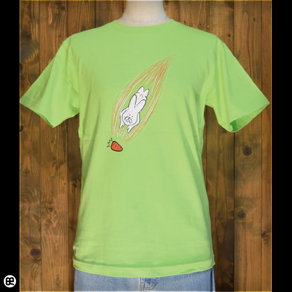 キャロット：ライトグリーン：Tシャツ