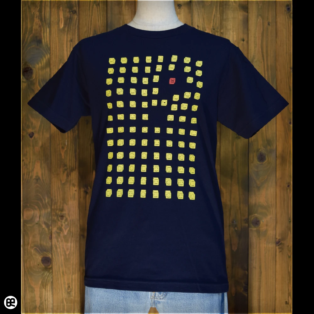 どうする：ネイビー：Tシャツ