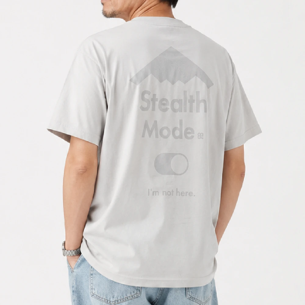ステルスモード：セメント：Tシャツ